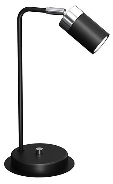 Lampă de masă JOKER 1xGU10/25W/230V neagră/crom lucios