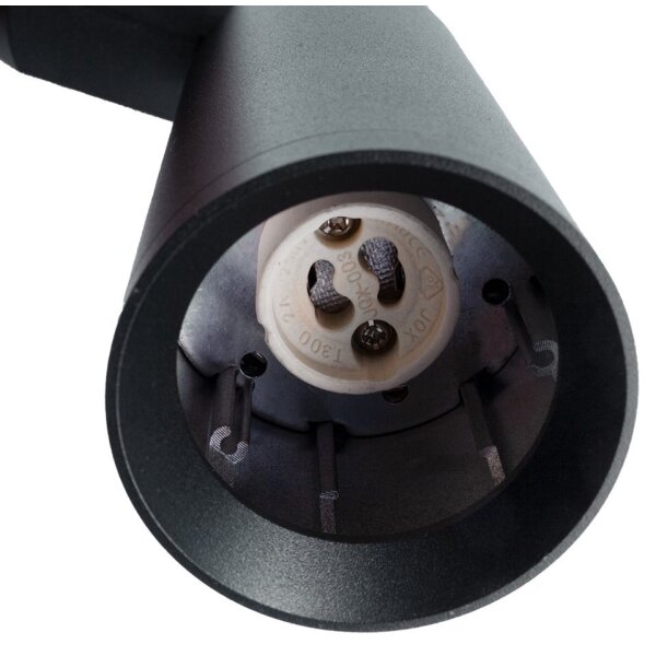 Spot pentru sistem pe șină MICA 1xGU10/25W/230V trifazic negru