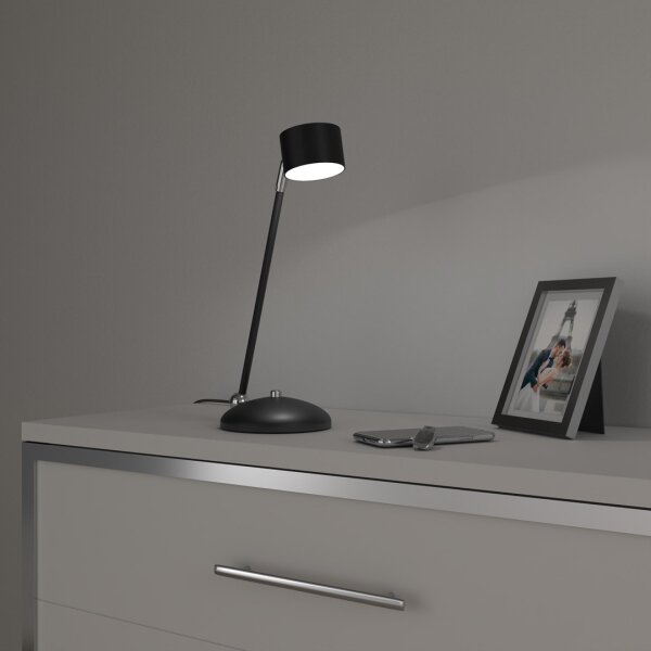Lampă de masă ARENA 1xGX53/11W/230V neagră/crom