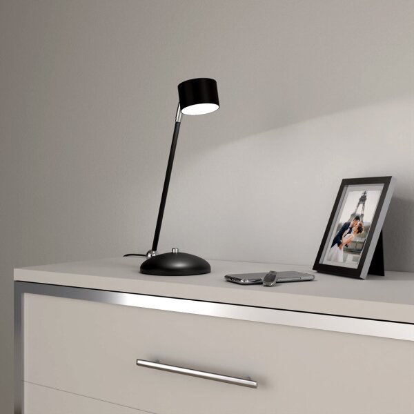 Lampă de masă ARENA 1xGX53/11W/230V neagră/crom