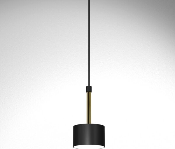 Lustră pe cablu ARENA 1xGX53/11W/230V neagră/aurie