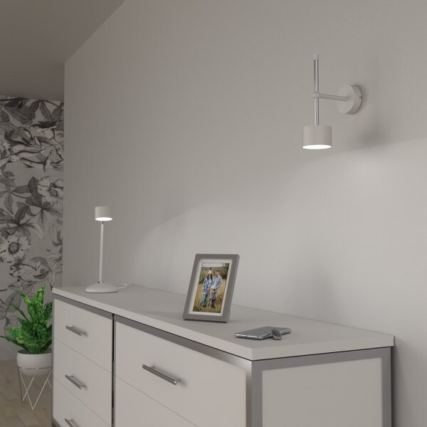 Lampă de perete ARENA 1xGX53/11W/230V albă/crom