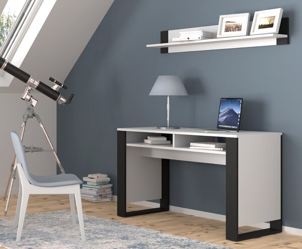 Masă PC Montana (alb + Negru). 1124957