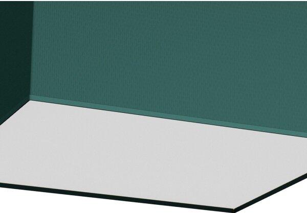 Plafonieră VERDE 3xE27/60W/230V 50x50 cm verde