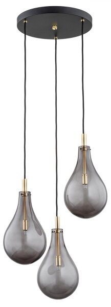 Lustră pe cablu OAKLAND 3xG9/6W/230V neagră Argon 6105