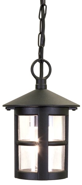 Lustră de exterior HEREFORD 1xE27/100W/230V IP43 Elstead BL21B-BLACK