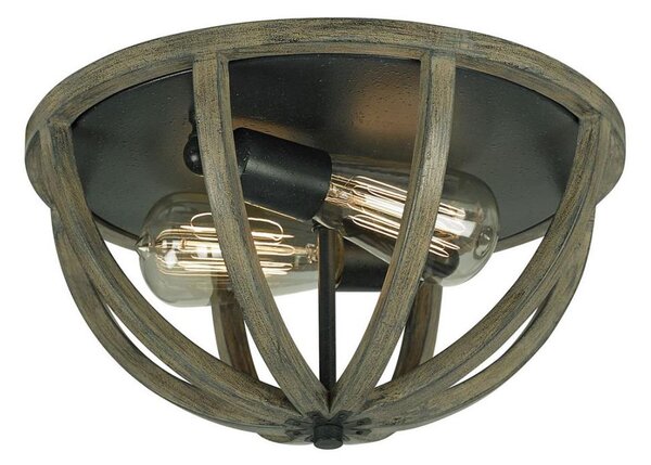 Plafonieră ALLIER 2xE27/60W/230V stejar Elstead FE-ALLIER-F-WW