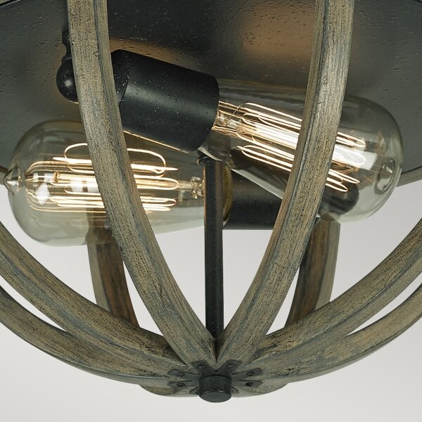Plafonieră ALLIER 2xE27/60W/230V stejar Elstead FE-ALLIER-F-WW