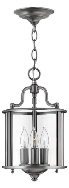Lustră pe lanț GENTRY 3xE14/60W/230V Elstead HK-GENTRY-P-S-PW