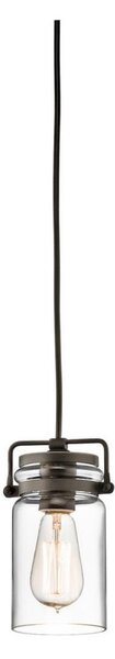Lustră pe cablu BRINLEY 1xE27/60W/230V antracit Elstead KL-BRINLEY-MP-OZ