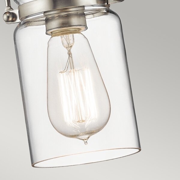 Lustră pe cablu BRINLEY 1xE27/60W/230V crom mat Elstead KL-BRINLEY-MP-NI