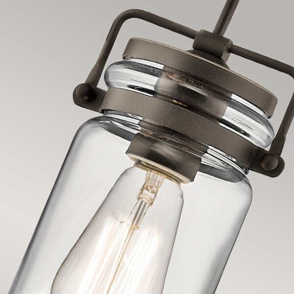 Lustră pe cablu BRINLEY 1xE27/60W/230V antracit Elstead KL-BRINLEY-MP-OZ