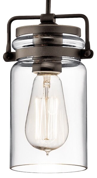 Lustră pe cablu BRINLEY 1xE27/60W/230V antracit Elstead KL-BRINLEY-MP-OZ
