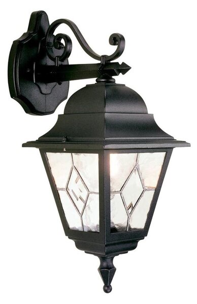 Aplică de exterior NORFOLK 1xE27/100W/230V IP43 Elstead NR2-BLK