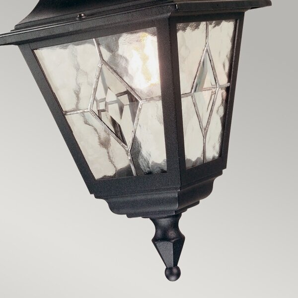 Lustră de exterior NORFOLK 1xE27/100W/230V IP43 Elstead NR9-BLK