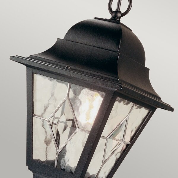 Lustră de exterior NORFOLK 1xE27/100W/230V IP43 Elstead NR9-BLK