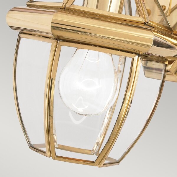 Elstead QZ-NEWBURY2-S-PB-Aplica de perete pentru exterior NEWBURY 1xE27/60W/230V IP44
