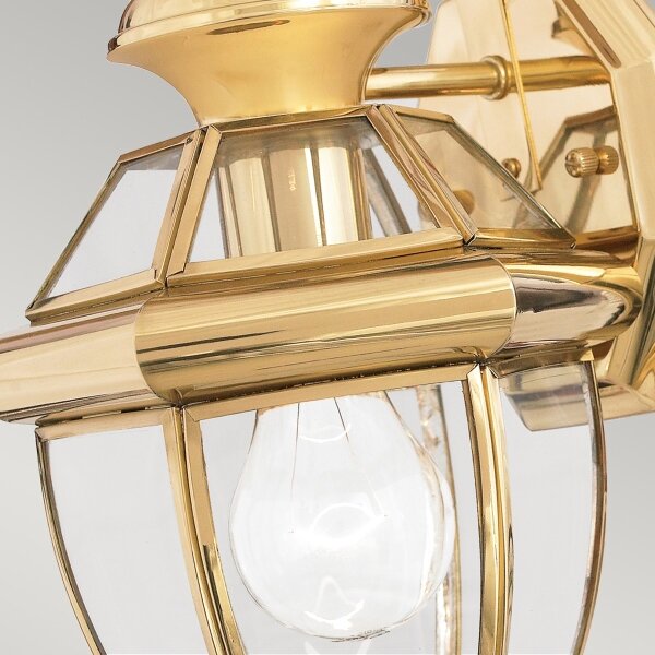 Elstead QZ-NEWBURY2-S-PB-Aplica de perete pentru exterior NEWBURY 1xE27/60W/230V IP44