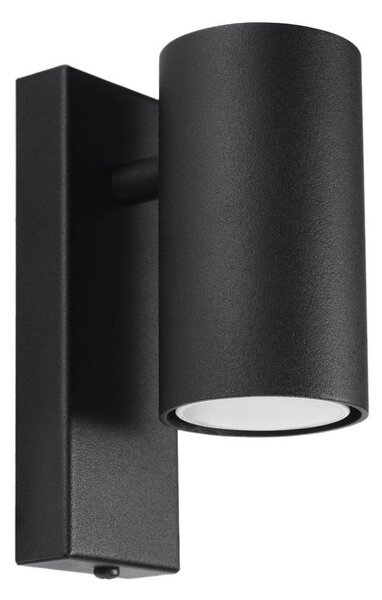 Aplică UTTI 1xGU10/40W/230V neagră Sollux SL.1077