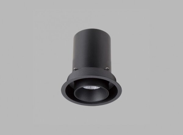 Plafonieră LED încastrată HIDE LED/20W/230V CRI 90 neagră LED2