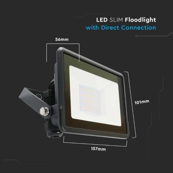 Proiector LED cu conexiune directă SAMSUNG CHIP LED/20W/230V IP65 6500K