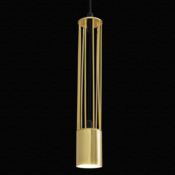 LED Lustră pe cablu BARS 1xGU10/4,8W/230V aurie
