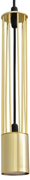 LED Lustră pe cablu BARS 1xGU10/4,8W/230V aurie