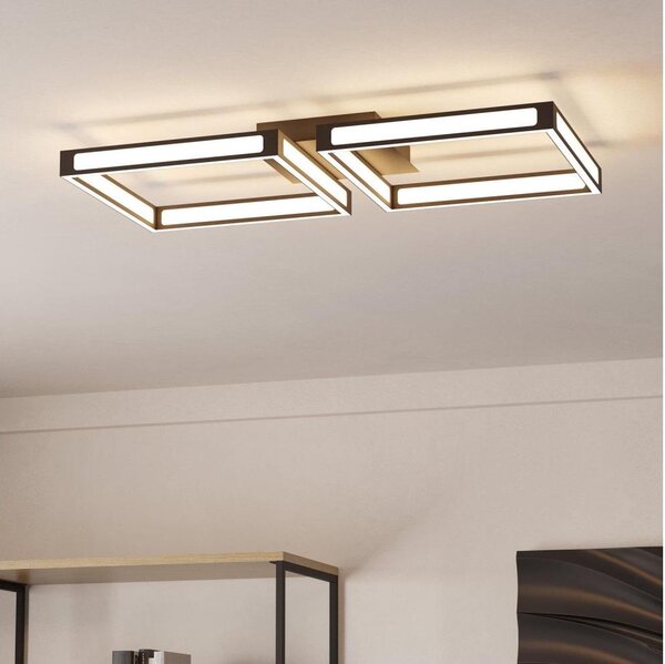 Plafonieră LED ALTAFLOR 2xLED/11,2W/230V neagră Eglo 99788
