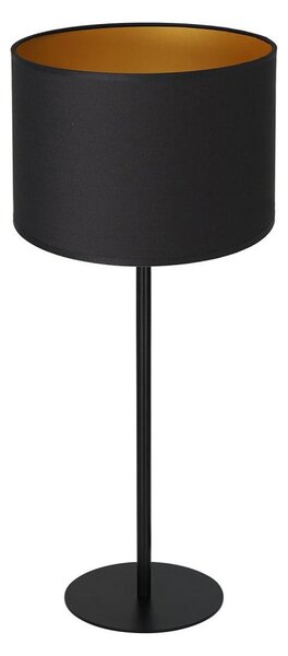 Lampă de masă ARDEN 1xE27/60W/230V d. 25 cm neagră/aurie