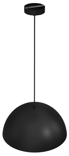 Lustră pe cablu BETA 1xE27/60W/230V d. 35 cm neagră
