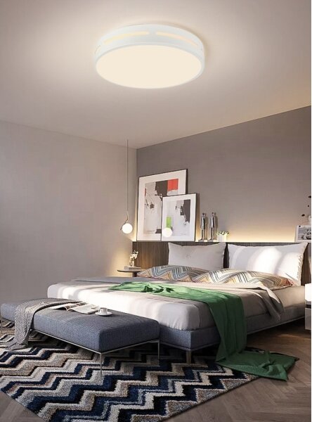 Plafonieră LED dimabilă PERFECTO 24W/230V Wi-Fi Tuya Immax NEO 07153-W40 + telecomandă