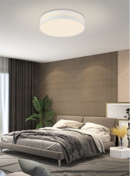 Plafonieră LED dimabilă PERFECTO 24W/230V Wi-Fi Tuya Immax NEO 07153-W40 + telecomandă