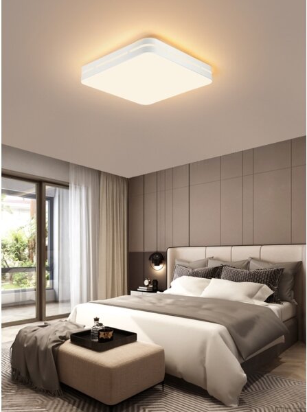 Plafonieră LED dimabilă PERFECTO 24W/230V Wi-Fi Tuya Immax NEO 07155-W30 + telecomandă