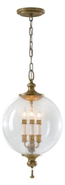 Lustră pe lanț ARGENTO 3xE14/60W/230V Elstead FE-ARGENTO-P