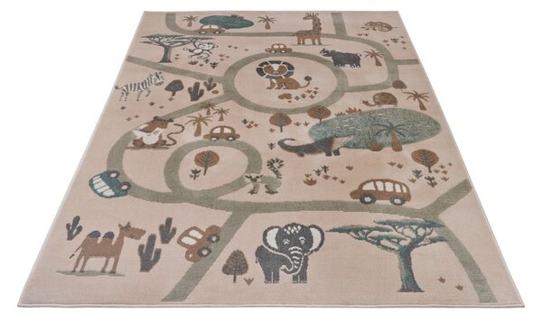 Covor pentru copii bej 120x170 cm Animal Park – Hanse Home