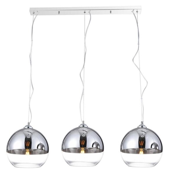 Lustră pe cablu BALL 3xE27/40W/230V Azzardo AZ4751