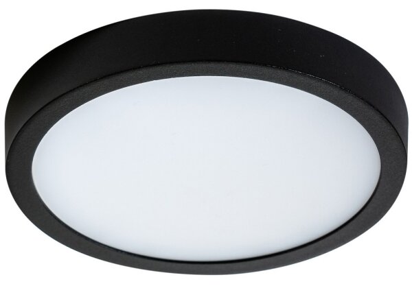Plafonieră LED MALTA LED/12W/230V 17 cm diametru neagră Azzardo AZ4235