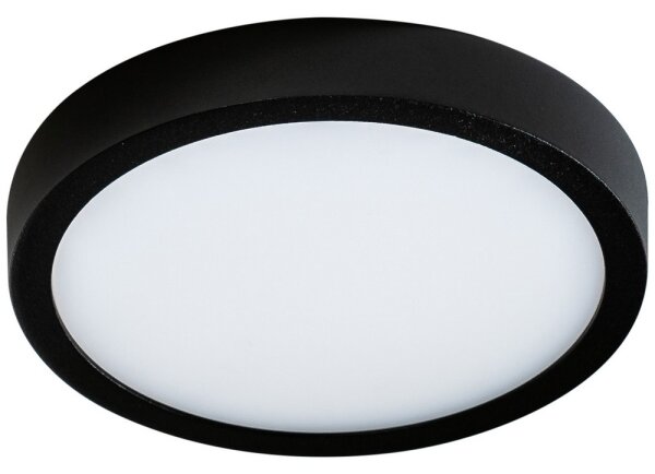 Plafonieră LED MALTA LED/12W/230V 17 cm diametru neagră Azzardo AZ4235