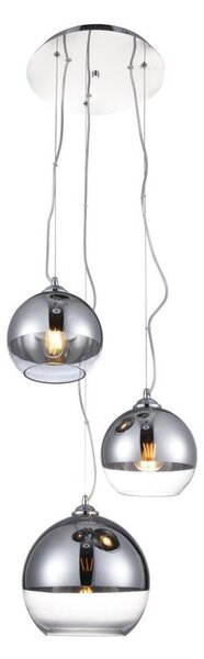 Lustră pe cablu BALL 3xE27/40W/230V rotundă Azzardo AZ4750