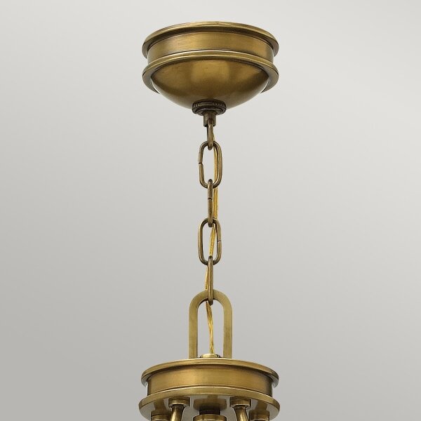 Lustră pe lanț COLLIER 5xE27/100W/230V Elstead HK-COLLIER5