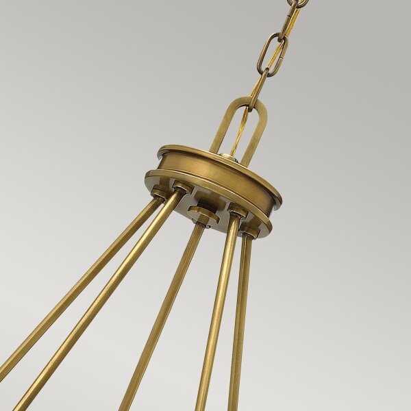 Lustră pe lanț COLLIER 5xE27/100W/230V Elstead HK-COLLIER5