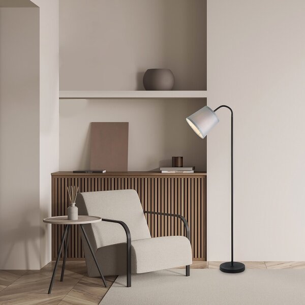 Lampadar GODRIC 1xE27/25W/230V gri Rabalux 6639