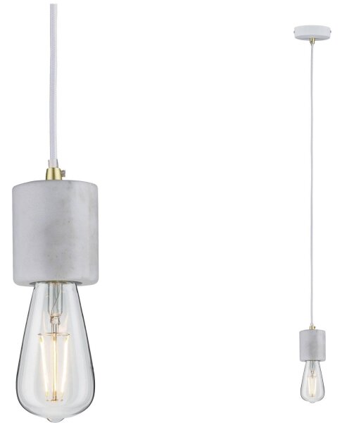 Lustră pe cablu 1xE27/20W NORDIN 230V Paulmann 79750