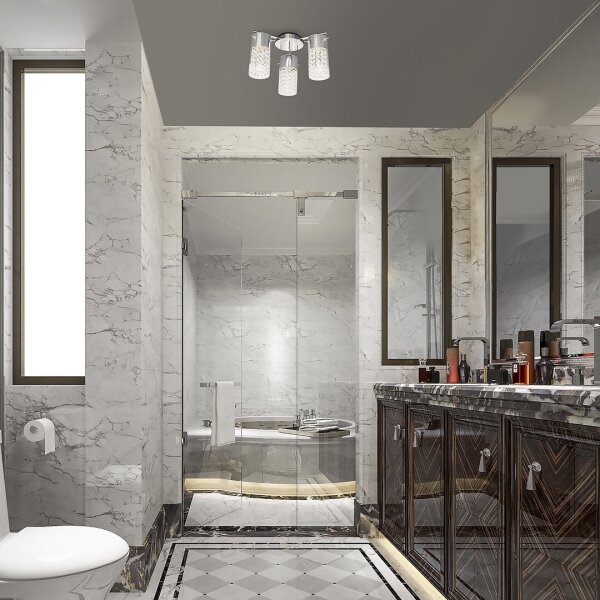Rabalux 2195 - Plafonier baie NIAGARA 3xE14/40W/230V IP44