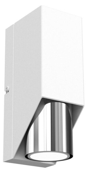 Aplică WALL 1xGU10/8W/230V albă/crom lucios