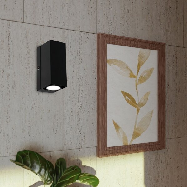 Aplică WALL 1xGU10/8W/230V neagră