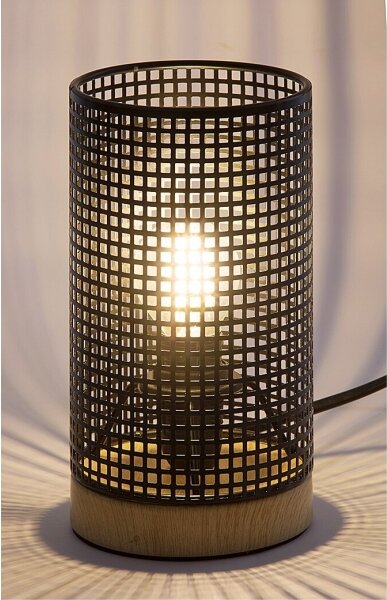 Lampă de masă BOOGIE 1xE14/25W/230V fag Rabalux 3180