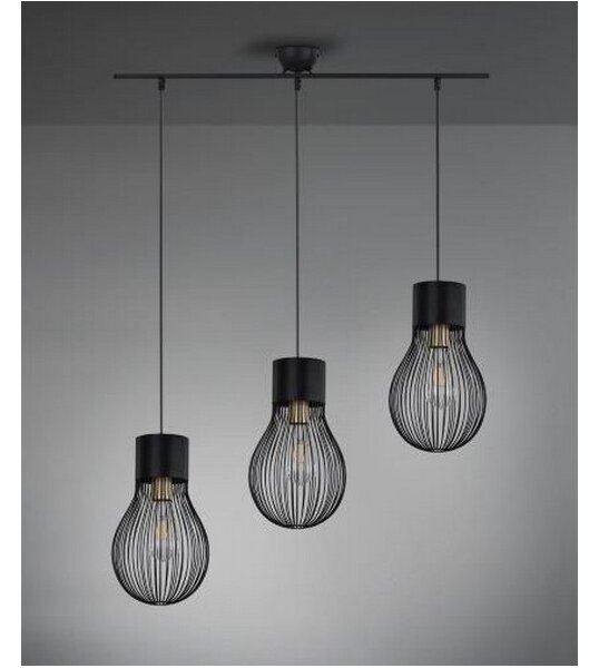 Lustră pe cablu DAVE 3xE27/40W/230V Reality