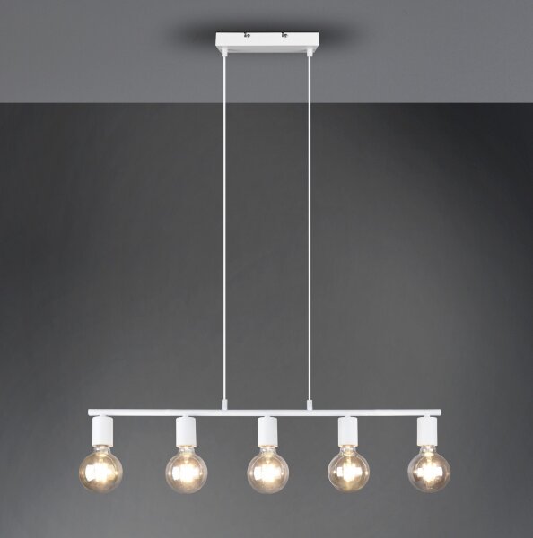 Lustră pe cablu VANNES 5xE27/40W/230V Reality