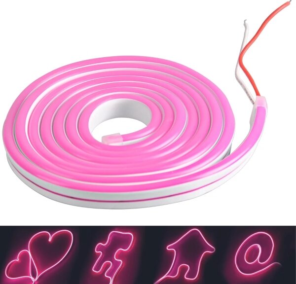 Benzi LED NEON 2 m LED/17W/12V IP65 roz